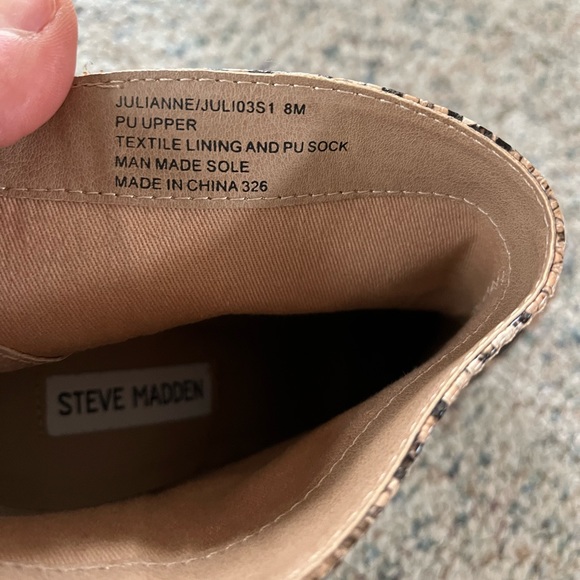 Steve Madden Snakeskin Ankle Booties - Picture 8 of 10